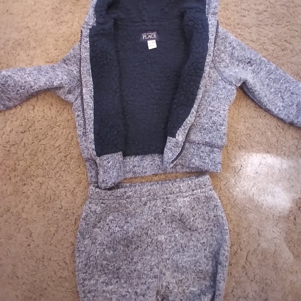 The Children's Place Hoody 2 piece Jogger 12-18 M - Picture 7 of 9